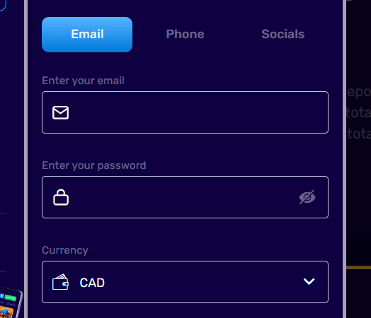 Registration by email