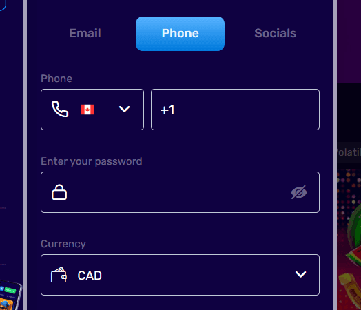 Registration by phone